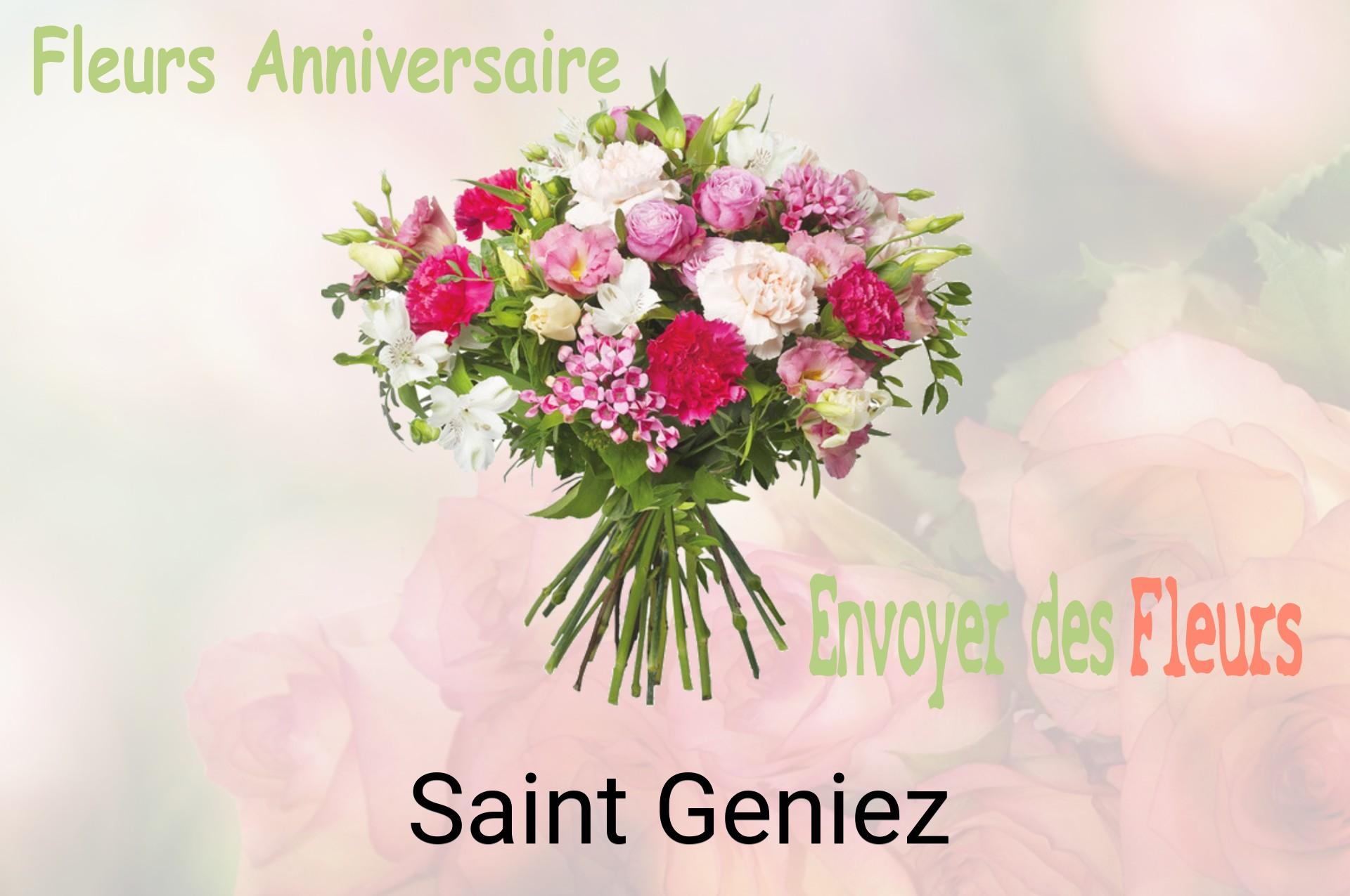 Bouquet de fleurs d’anniversaire livré à Saint-Geniez